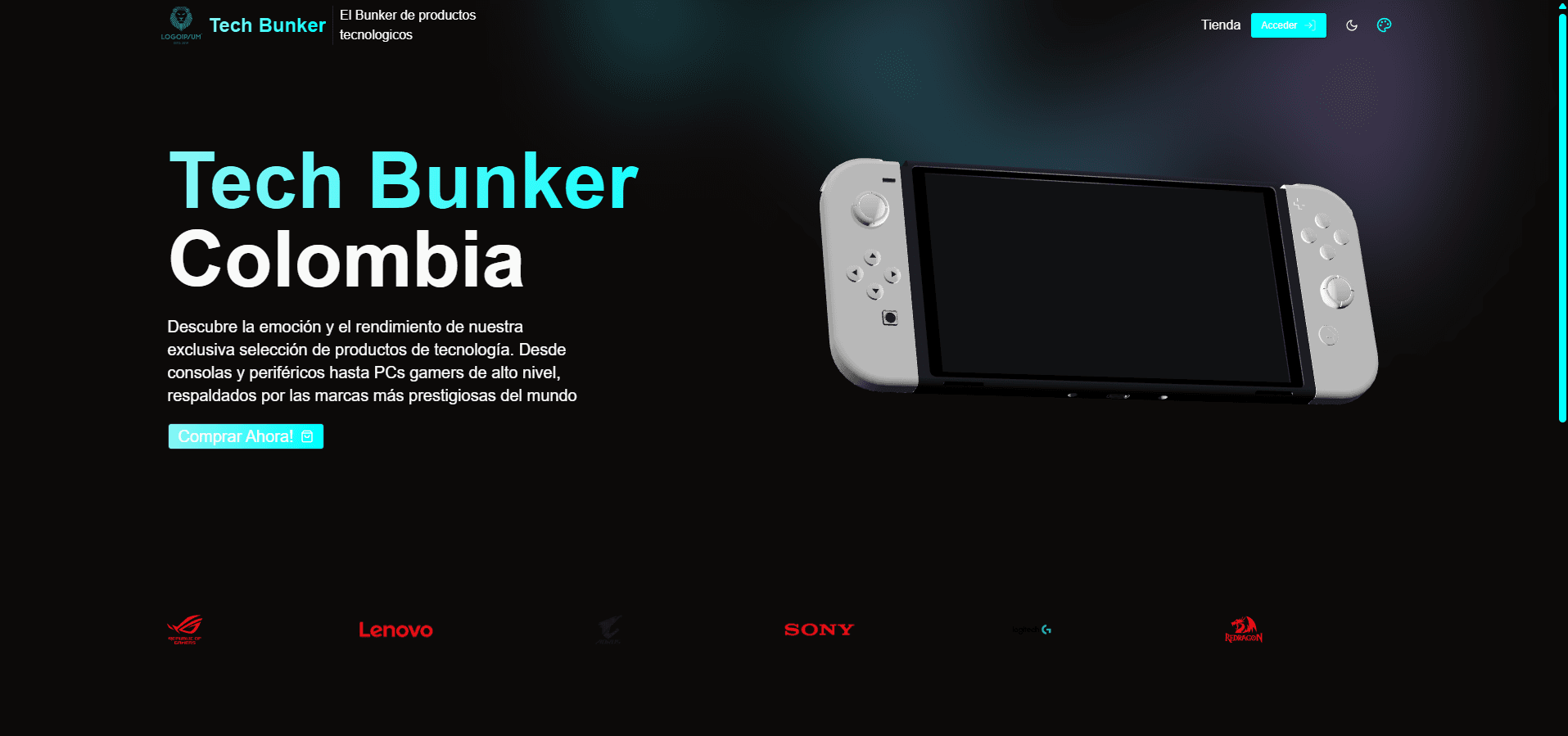 TechBunker Dashboard & E-commerce